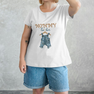 Modern Denim Boy Blue Jean Baby Shower T-Shirt