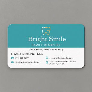Modern Dental Office Dentistry  Business Card