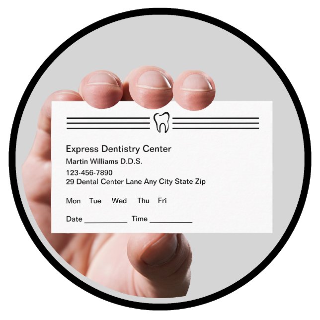 Modern Dentist Office Appointment Cards New (Creator Uploaded)
