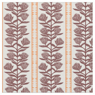 Modern desert botanical floral bohemian rustic fabric