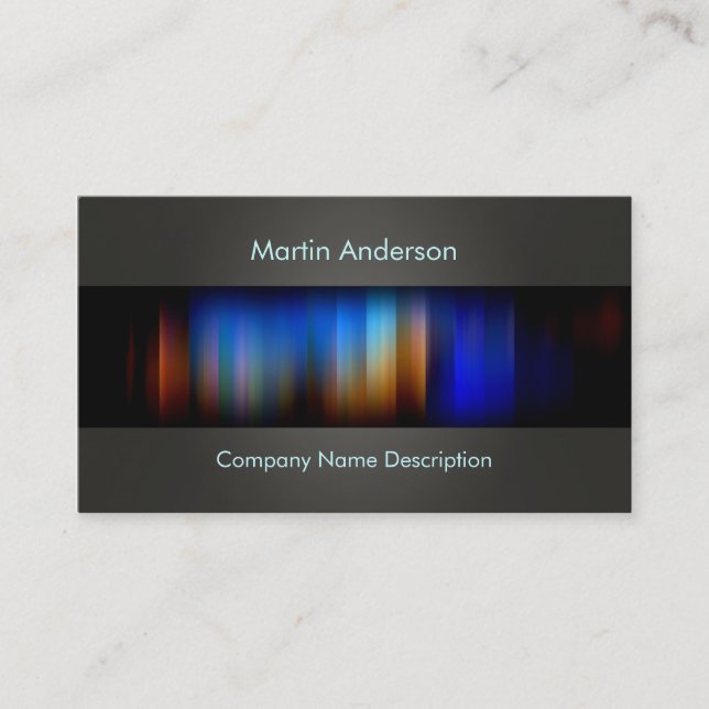 modern design business card (Front)