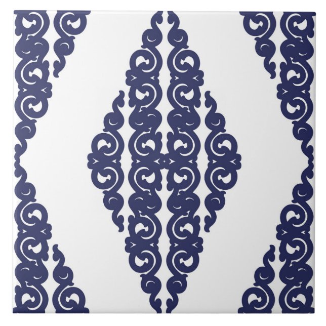 Modern design, elegant, ornamental pattern tile (Front)