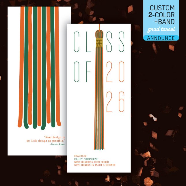Modern Design Grad  Announcement | Colour-Editable (Creator Uploaded)