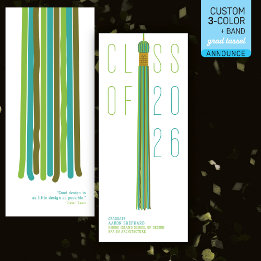 Modern Design Graduation Announcement | Color-Edit