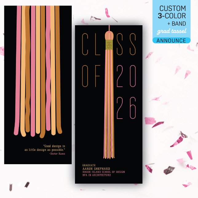 Modern Design Graduation Announcement | Colour-Edi (Creator Uploaded)