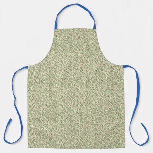 Modern design green leaves Apron