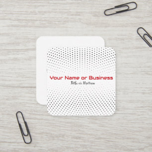 Modern design square business card