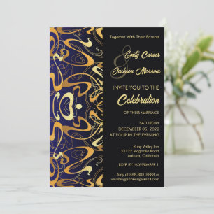 Modern Design Wedding Invitation