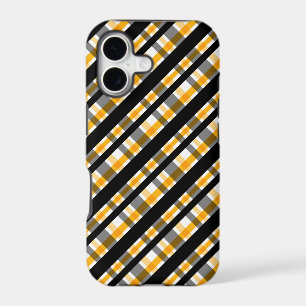 Modern Diagonal Autumn Plaid Pattern