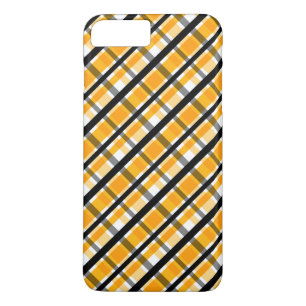 Modern Diagonal Autumn Plaid Pattern Case-Mate iPhone Case
