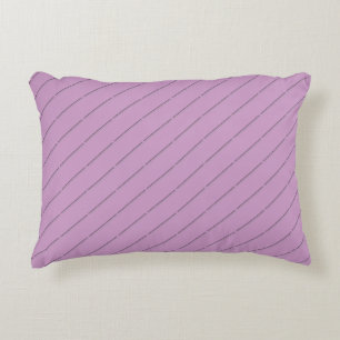 Modern Diagonal Stripe  Decorative Cushion