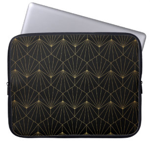 Modern diamond art deco seamless pattern. Trendy a Laptop Sleeve