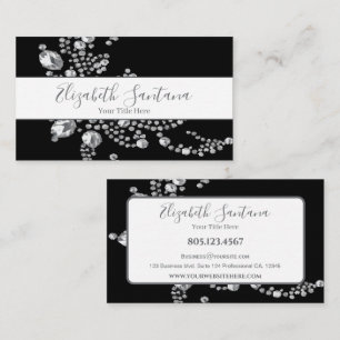 Modern Diamond Pattern Business Card