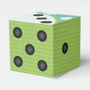 Modern Dice or Die Wedding Party Favour Box