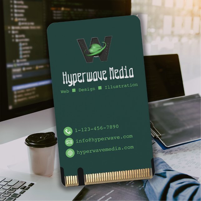 Modern Digital Web Design Business Card (Creator Uploaded)