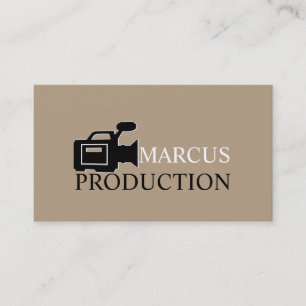 Modern Director, Videographer, Film Productions Business Card