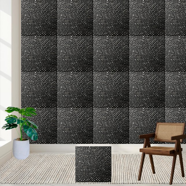 Modern Dirty Black White Particle Floor Wall  Tile (Modern Dirty Black White Particle Floor Wall Ceramic Tile)