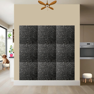 Modern Dirty Black White Particle Floor Wall Tile