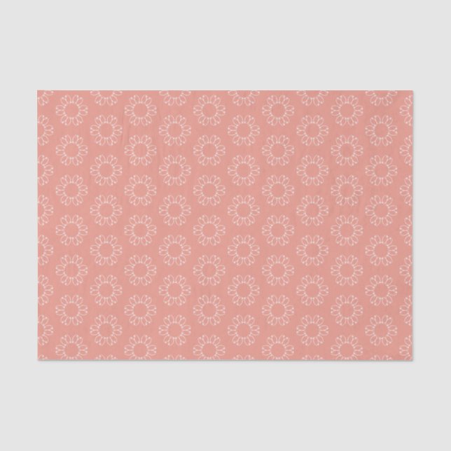 Modern Dismal Arrow Bloom Soft Western Folk Tissue Paper (Front)