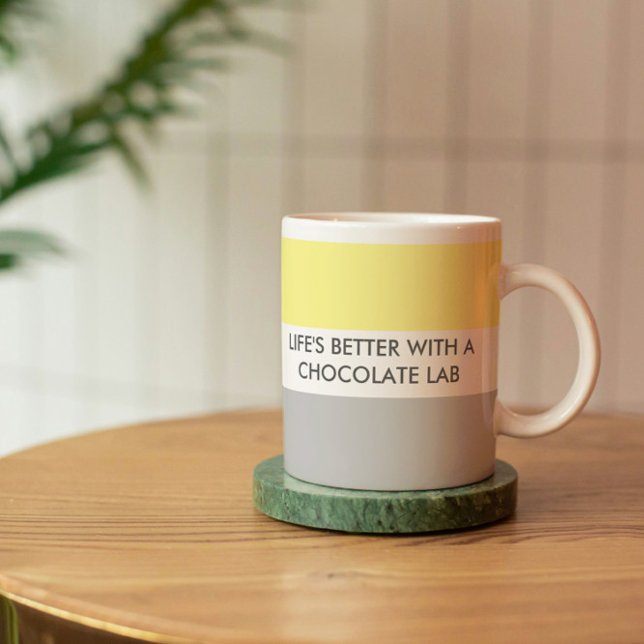 Modern Dog Lover Fun Quote Coffee Mug (Creator Uploaded)