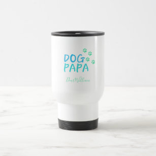 Modern Dog Papa Travel Mug