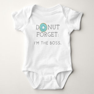 Modern Doughnut Forget Baby bodysuit one-piece