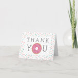 Modern Doughnut Thank You Cards<br><div class="desc">Say thank you with these fun modern doughnut thank you cards! Great for baby showers and sprinkles! Easily edit the inside name(s)!

See more items in the Modern Doughnut collection!</div>