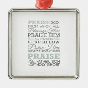 MODERN DOXOLOGY METAL TREE DECORATION