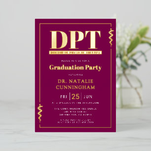 Modern DPT Doctor of Physical Therapy Graduation