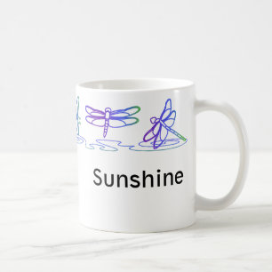 Modern Dragonfly Personalised Mug