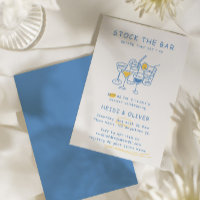 Modern Drink Sketch Stock The Bar Couples Shower