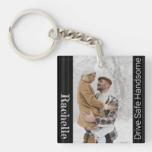 Modern Drive Safe Gift To Husband Boyfriend Keycha Key Ring