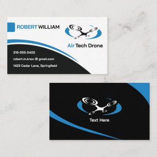 Modern Drone Services | Operator Photography Business Card