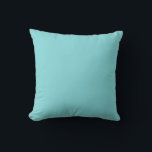 modern Dusty Blue Teal Solid colour pillow<br><div class="desc">Solid Dusty Teal Blue pillow. Custom Template For Throw Pillow - Customised Pillows. Personalise with your own name, pattern, design, quote, monogram, or photograph. Use our cool templates, artwork, photos, graphics, and illustrations, then add names, text, quotes, and monograms to create your own throw pillow. Click the "Customise it!" button...</div>