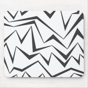 Modern, dynamic, simple, bold abstract graphic art mouse pad