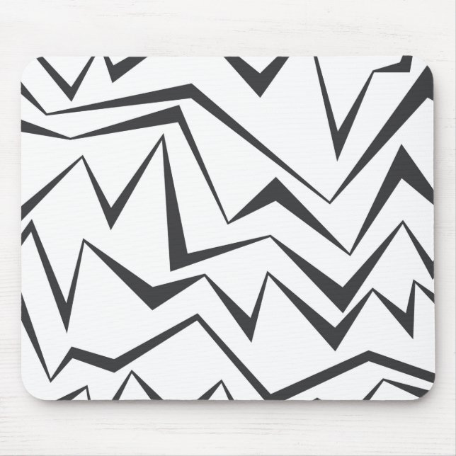 Modern, dynamic, simple, bold abstract graphic art mouse pad (Front)