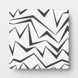 Modern, dynamic, simple, bold abstract graphic art plaque