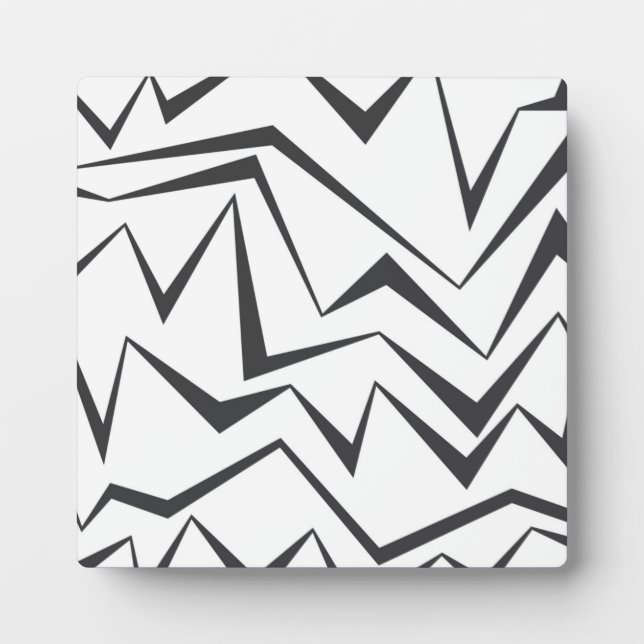 Modern, dynamic, simple, bold abstract graphic art plaque (Front)