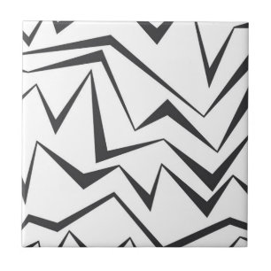 Modern, dynamic, simple, bold abstract graphic art tile