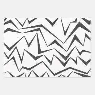 Modern, dynamic, simple, bold abstract graphic art wrapping paper sheet