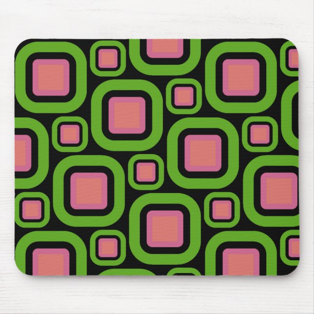 Modern Eames Rectangles 22 Mouse Pad (Front)