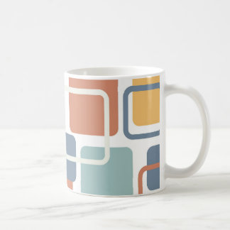 Modern Eames Rectangles 3 Coffee Mug