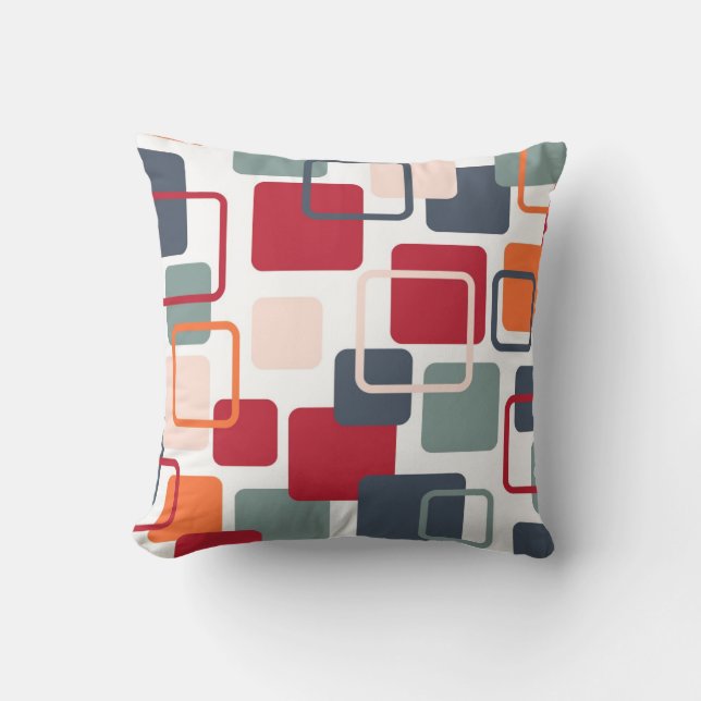 Modern Eames Rectangles 4 Cushion (Front)