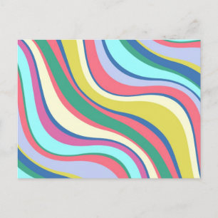 Modern Eames Waves 2 Postcard