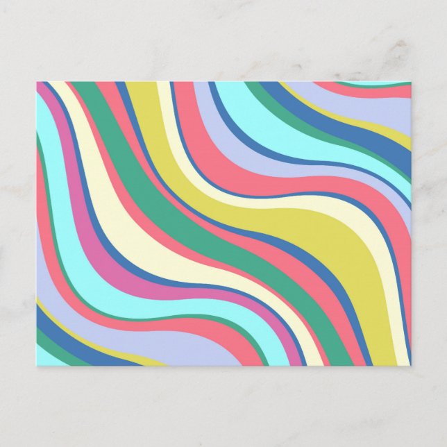 Modern Eames Waves 2 Postcard (Front)