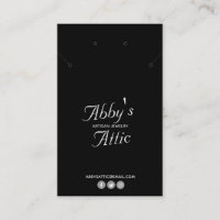 Modern Earring and Necklace Jewellery Display Blac