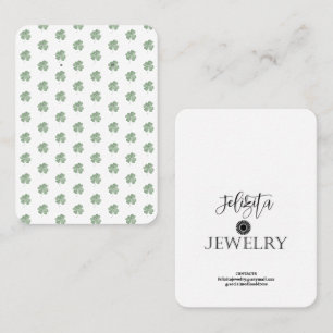 Modern Earring Display Business Card