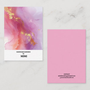Modern  Earring Display  Business Card