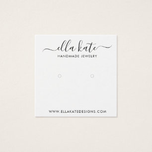 Modern Earring Display Card