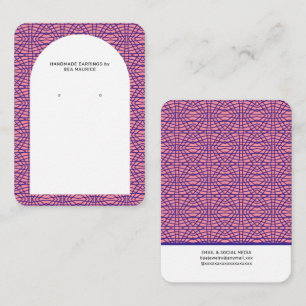 Modern Earring Display Holder Card